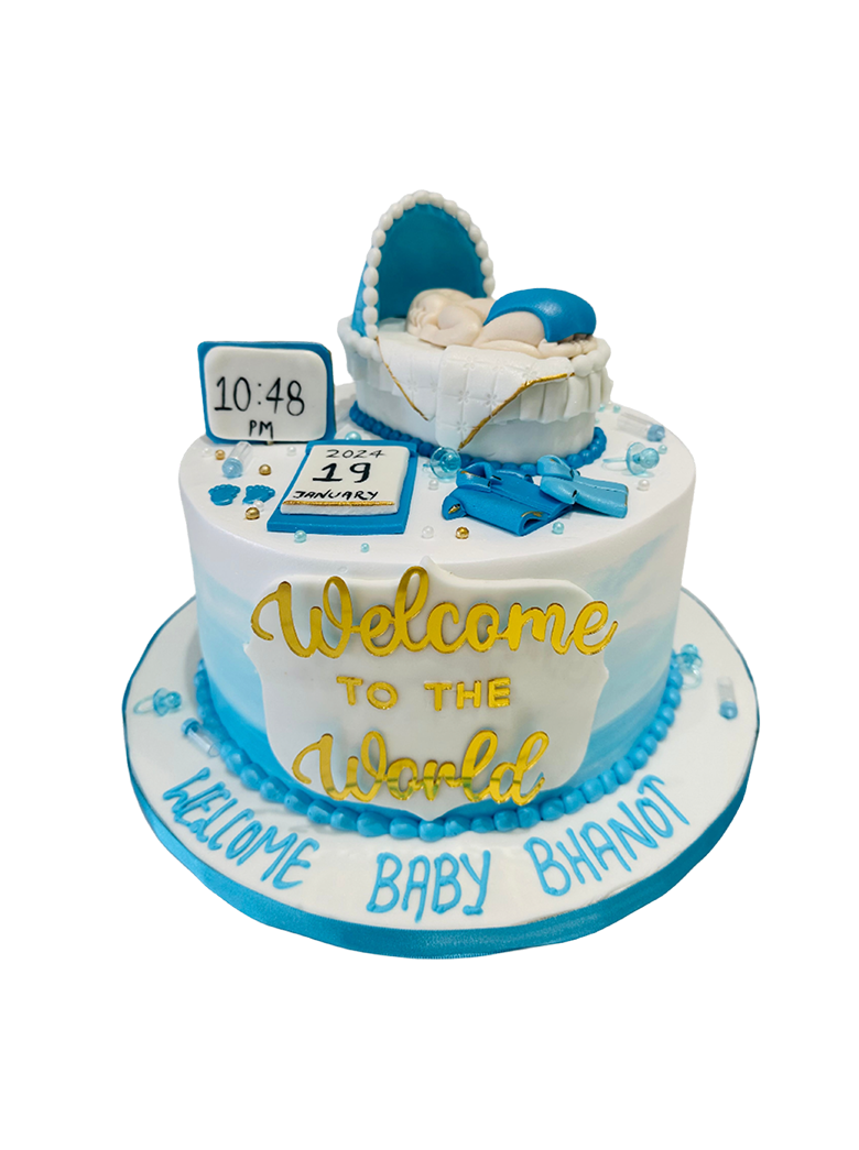 Welcome To The World Cream Cake