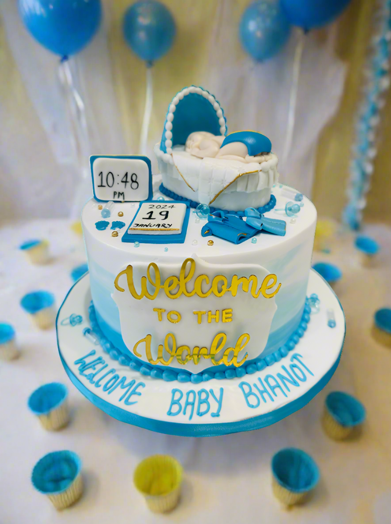 Welcome To The World Cream Cake