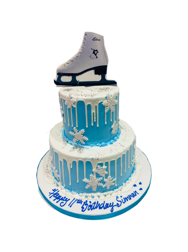 Winter Skate Shoe Cream Cake
