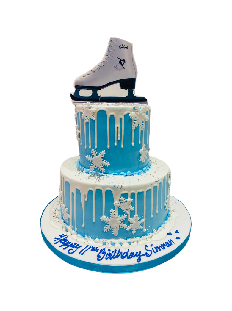 Winter Skate Shoe Cream Cake