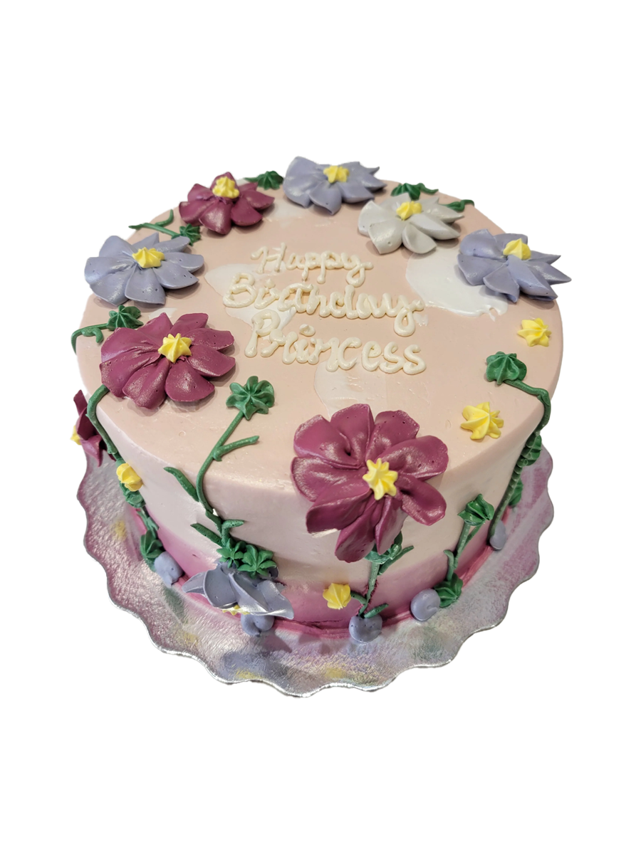 Zoey Flower Cream Cake
