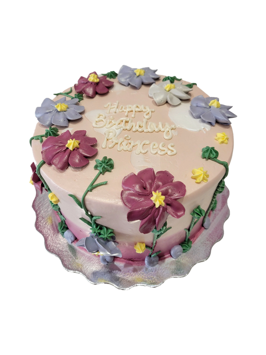Zoey Flower Cream Cake