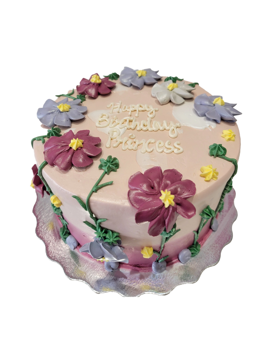 Zoey Flower Cream Cake