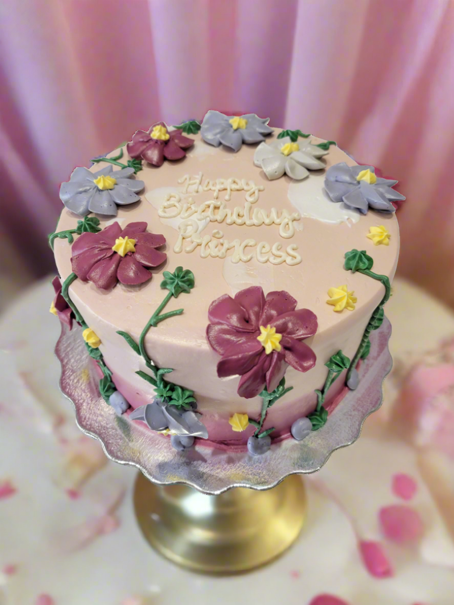 Zoey Flower Cream Cake