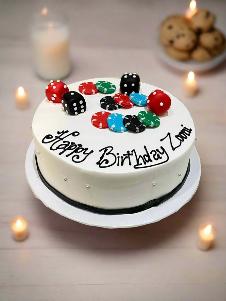 ZOONI POKER CREAM CAKE