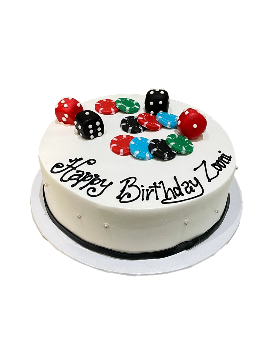ZOONI POKER CREAM CAKE