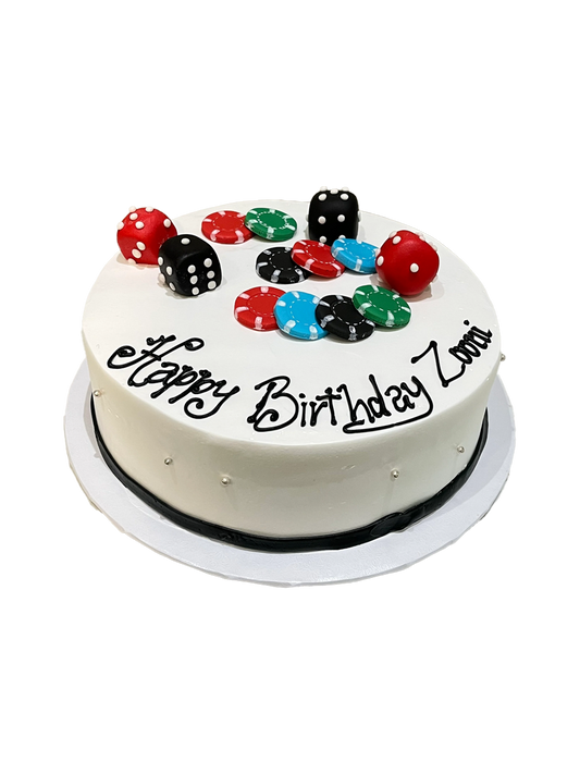 ZOONI POKER CREAM CAKE